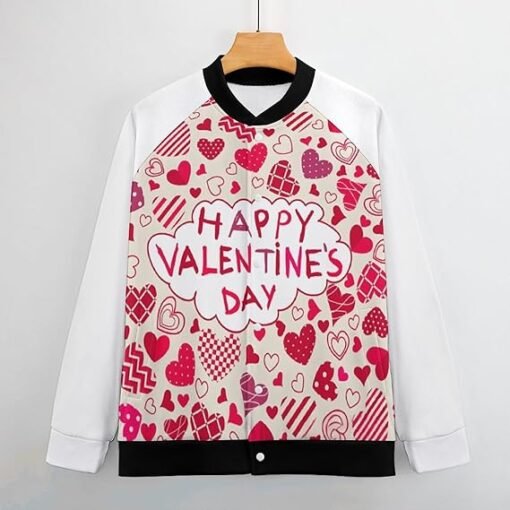 Happy Valentine's Day Varsity Jacket