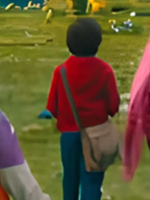 Sebastian Eugene Hansen A Minecraft Movie Red Hoodie - Image 2