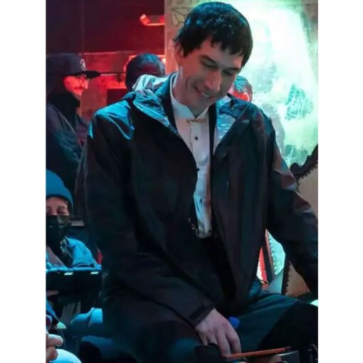Adam Driver Megalopolis Black Hooded Jacket