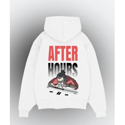 After Hours White Hoodie - Image 2