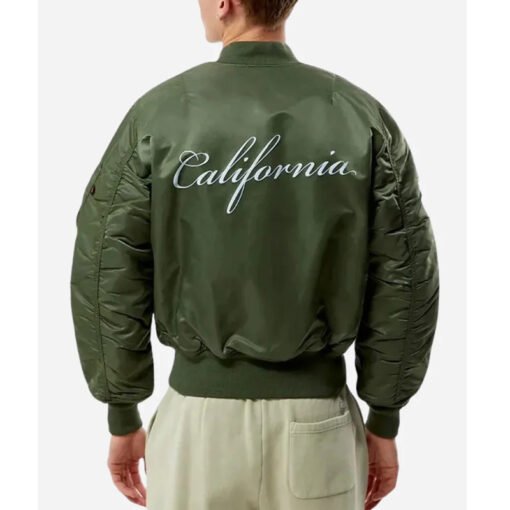 Alpha Industries CA MA-1 Bomber Green Jacket - Image 3