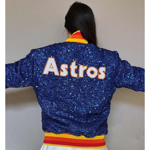 Astros Sequin Jacket - Image 4