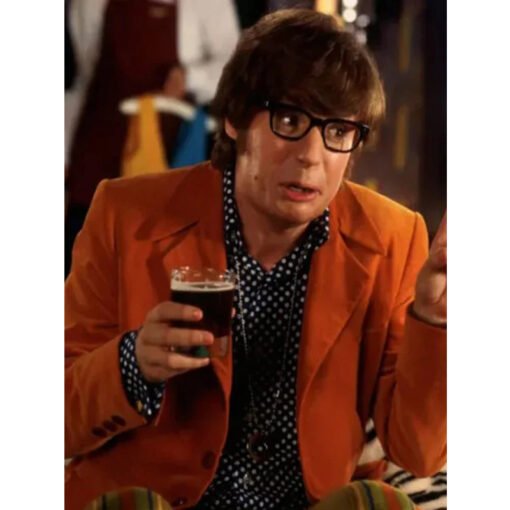 Austin Powers Orange Velvet Suit - Image 2