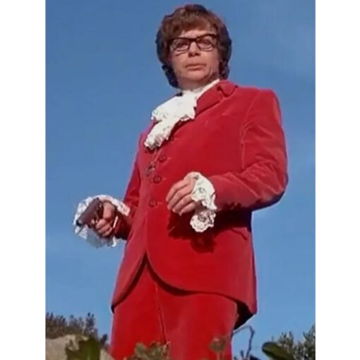 Austin Powers Red Velvet Suit - Image 2