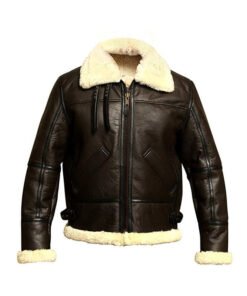 B3 Bomber Aviator Sheepskin Leather Jacket
