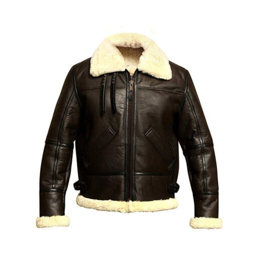 B3 Bomber Aviator Sheepskin Leather Jacket