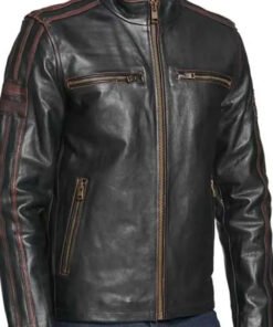 Black Rivet Leather Jacket
