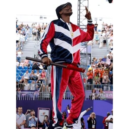 Breaking Olympics Snoop Dogg Velvet Tracksuit - Image 3