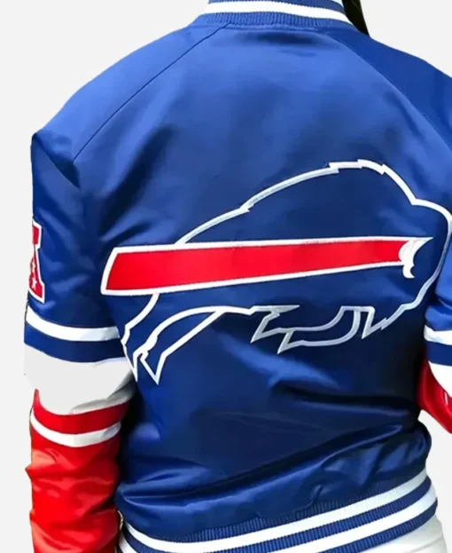 Buffalo Bills Varsity Satin Jacket - Image 2