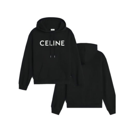 Celine Black Hoodie - Image 3