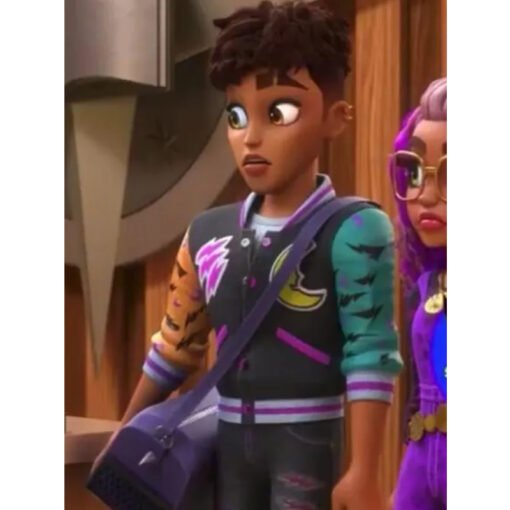 Clawd Wolf Monster High Varsity Bomber Jacket - Image 3