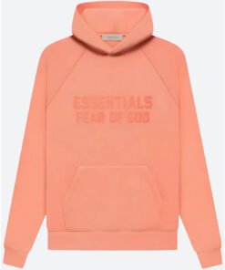 Coral Essentials Fear Of God Hoodie