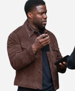 Lift Kevin Hart Brown Suede Leather Jacket