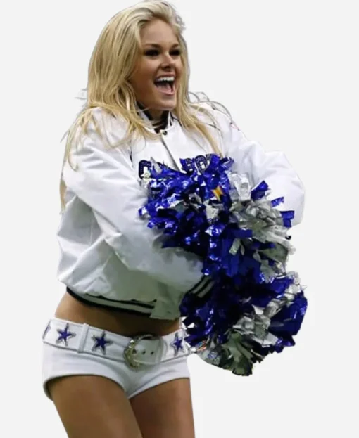 Dallas Cowboys Cheerleaders Varsity Jacket - Image 3