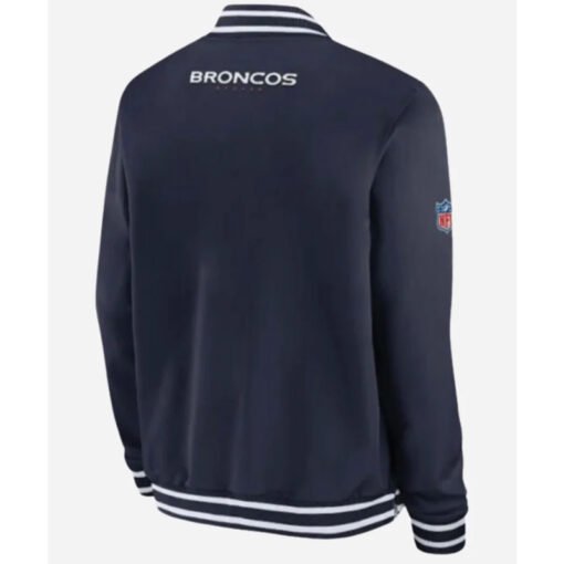 Denver Broncos Sideline Coach Blue Jacket - Image 3