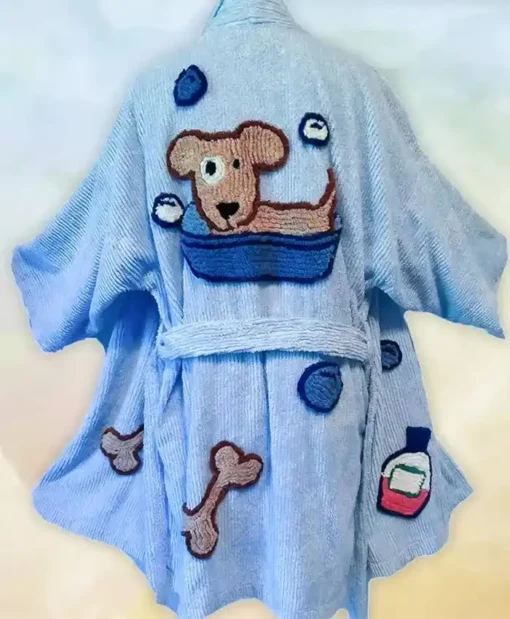 Doggie Wash Kimono Bathrobe