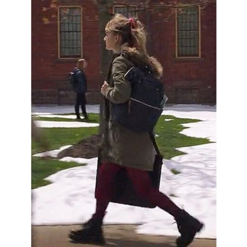 Emilia Jones Locke And Key Hooded Coat - Image 2