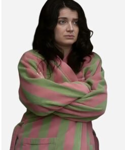 Eve Hewson Bad Sisters Striped Robe