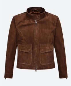 Hayley Atwell Mission Impossible Suede Leather Jacket
