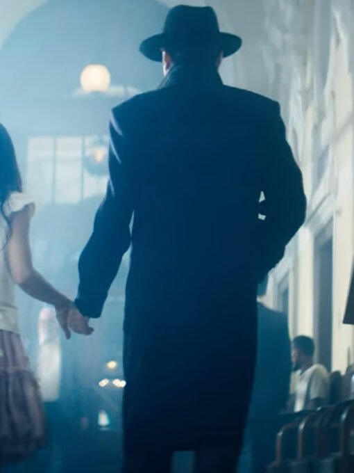 Ian McShane Ballerina 2025 Black Coat - Image 2