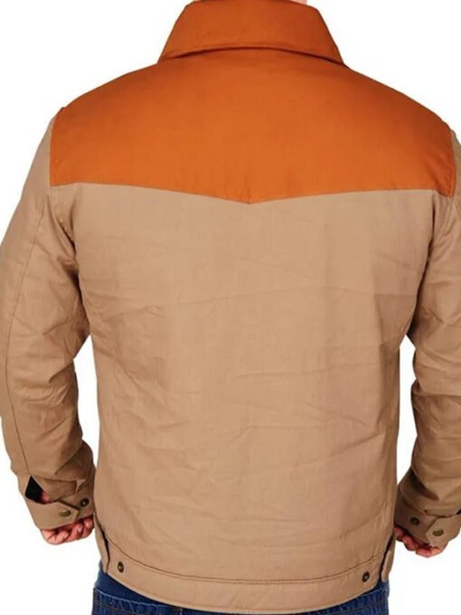 John Dutton Yellowstone Brown Cotton Jacket - Image 5