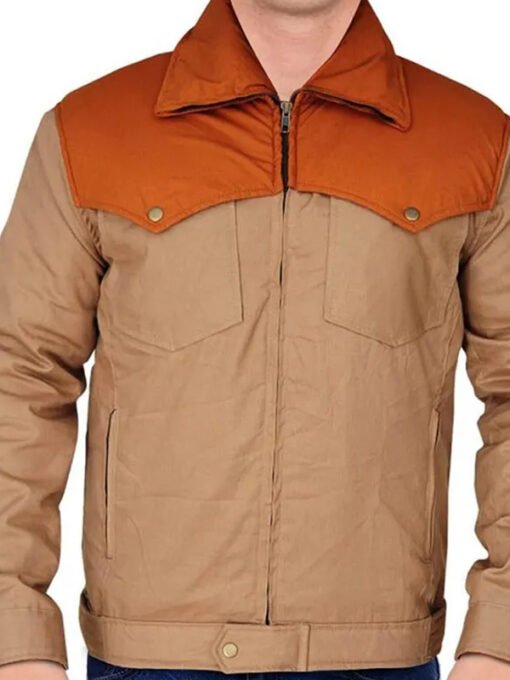 John Dutton Yellowstone Brown Cotton Jacket - Image 4