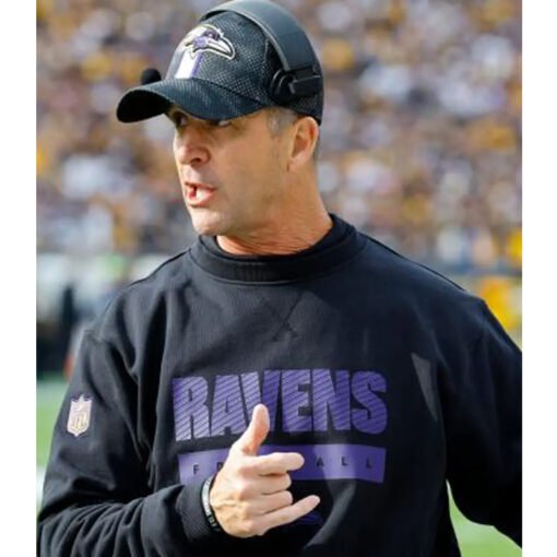 John Harbaugh Baltimore Ravens Sweatshirt - Image 2