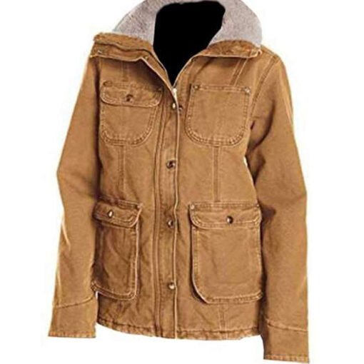 Kelsey Asbille Yellowstone Brown Jacket - Image 2