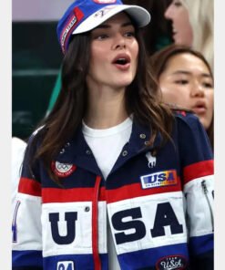 Kendall Jenner USA Team Olympics Jacket