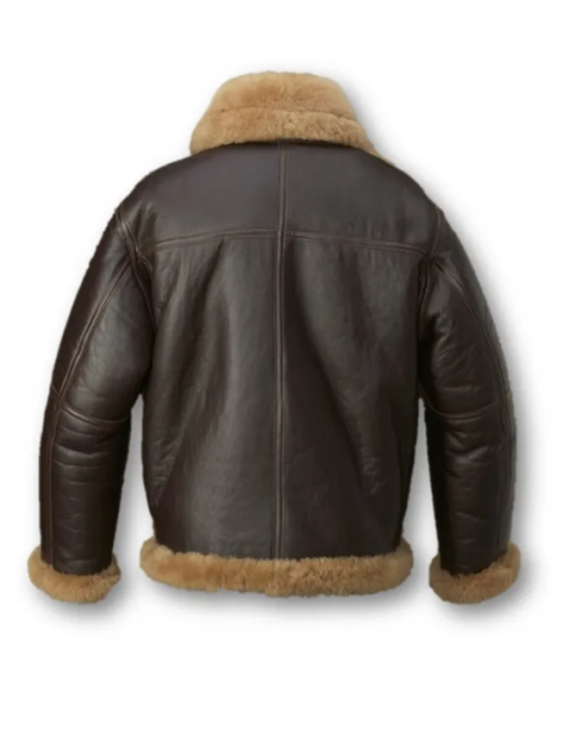 Kraven the Hunter 2024 Aaron Taylor Shearling Jacket - Image 3