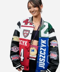 Kristin Juszczyk Super Bowl 2024 Jacket