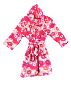 Lips Print Bath Robe