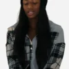 Melissa Jefferson Sprint S02 Blue Plaid Shirt
