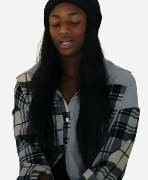 Melissa Jefferson Sprint S02 Blue Plaid Shirt