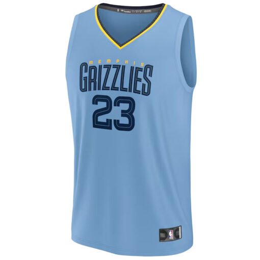 Men's Fanatics Derrick Rose Light Blue Memphis Grizzlies Jersey - Image 2