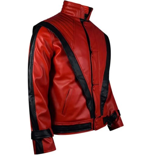 Michael Jackson Red Leather Jacket - Image 2