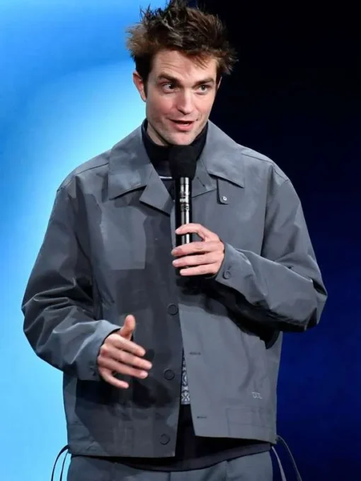 Mickey 17 Robert Pattinson Grey Jacket - Image 2