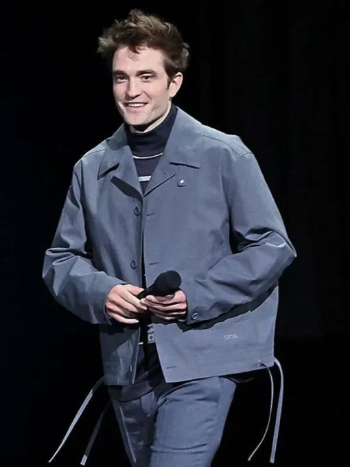 Mickey 17 Robert Pattinson Grey Jacket - Image 3