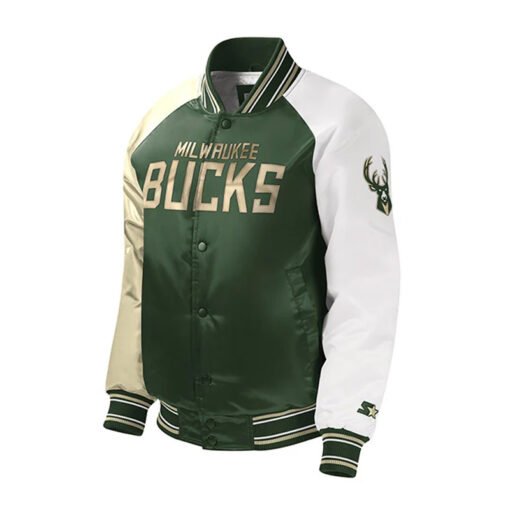 Milwaukee Bucks Varsity Jacket - Image 2