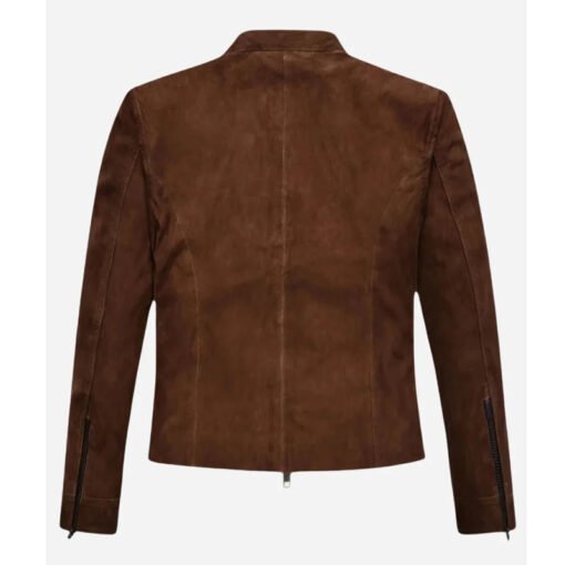 Mission Impossible Hayley Atwell Suede Leather Jacket - Image 3