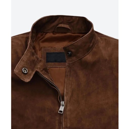 Mission Impossible Hayley Atwell Suede Leather Jacket - Image 4