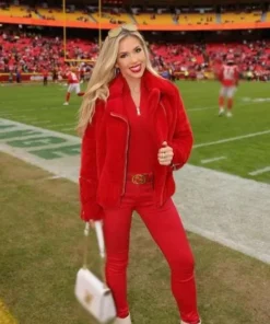 NFL Gracie Hunt Chiefs Red Jacket