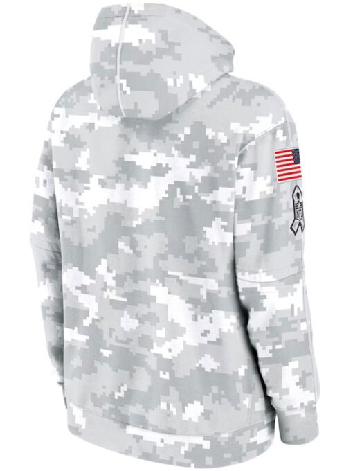 New York Jets Salute To Service Camo 2024 Hoodie - Image 2