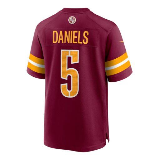 Nike Jayden Daniels Burgundy Commanders Game Jersey - Image 3
