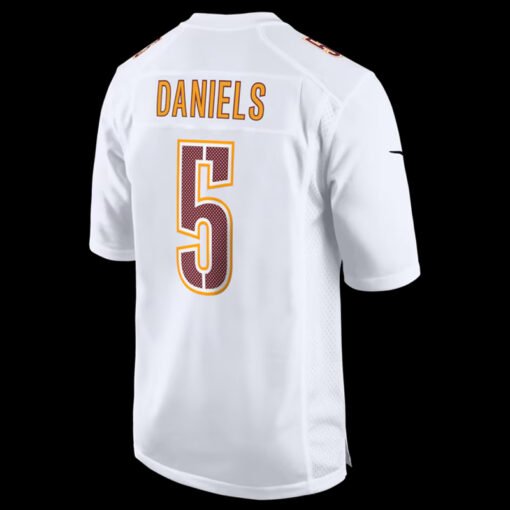 Nike Jayden Daniels Tundra White Washington Commanders Jersey - Image 3
