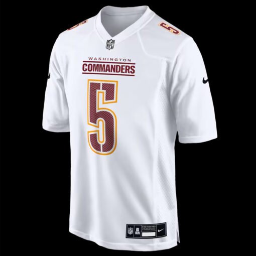 Nike Jayden Daniels Tundra White Washington Commanders Jersey - Image 2
