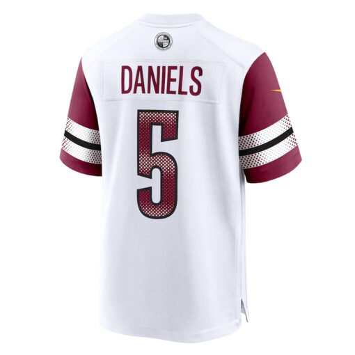 Nike Jayden Daniels White Commanders Game Jersey - Image 3