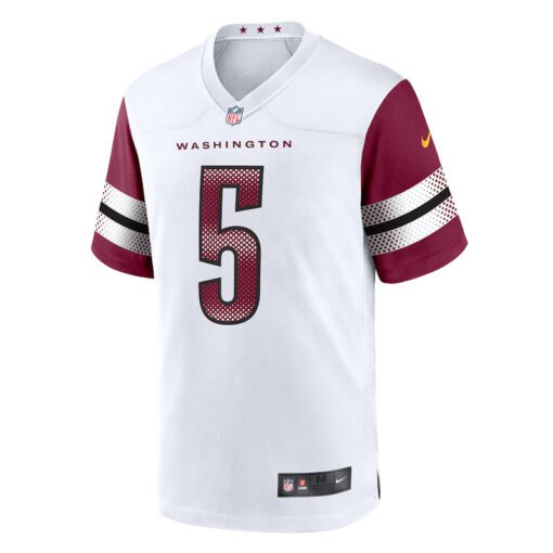 Nike Jayden Daniels White Commanders Game Jersey - Image 2