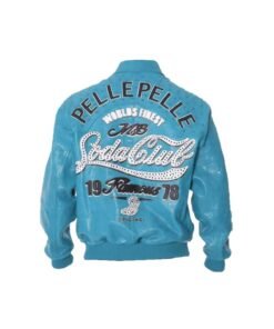 Men Pelle Pelle Soda Club Turquoise Jacket