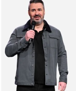 Pete Lee Jimmy Fallon Show Cotton Grey Jacket